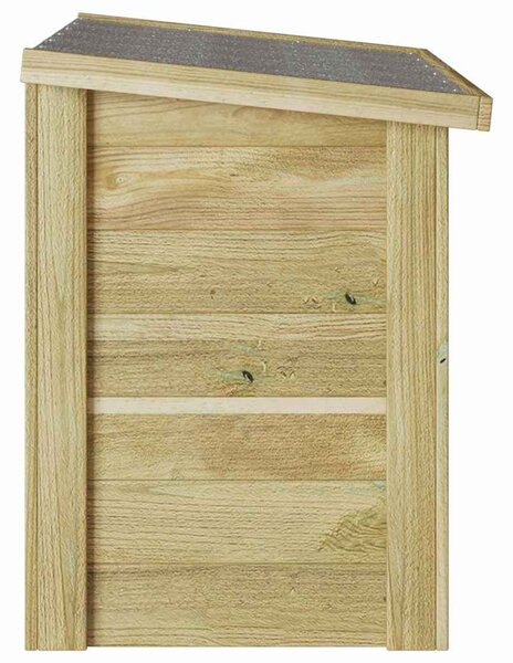 Tároló Doboz Természetes 80 x 44,5 x 57,5 cm Impregnált fenyőfa