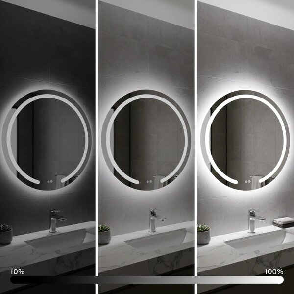 LED Tükör 50cm Modern