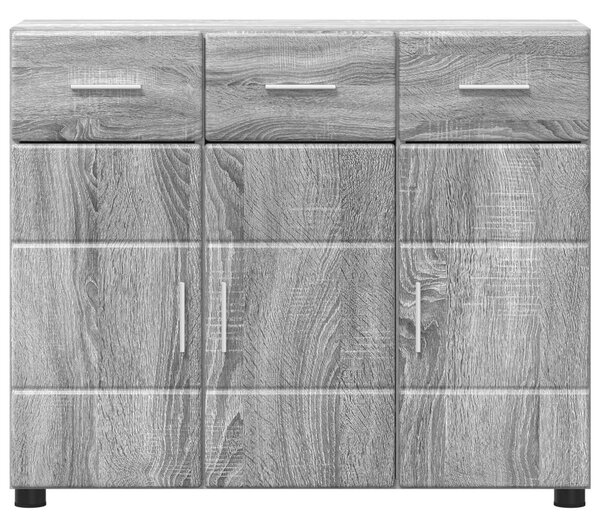 Széf FLORIN 88,5 x 30,5 x 73 cm Szürke Sonoma Szerelt Fa