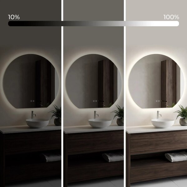 LED Tükör 70cm Fabio
