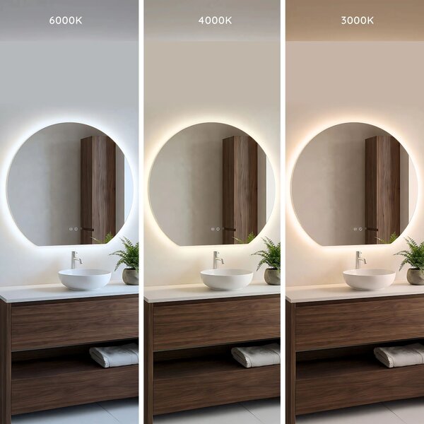 LED Tükör 70cm Fabio