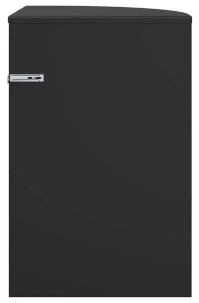 Végasztal Fekete 39,7 x 39,7 x 60 cm Szerelt Fa
