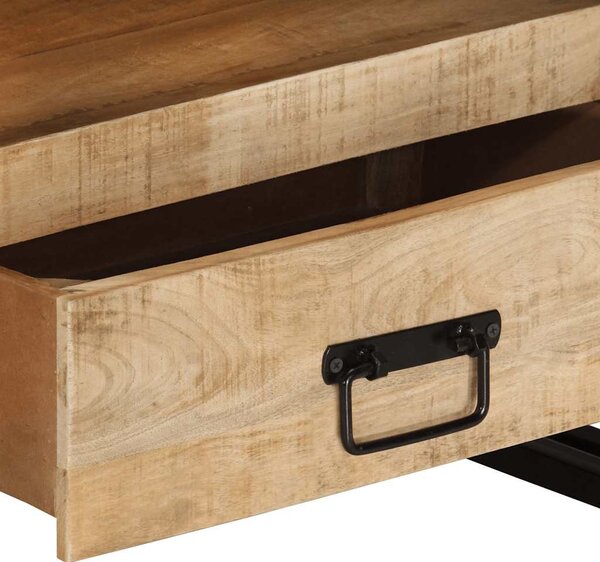 Tömör mangófa TV-szekrény 100 x 30 x 45 cm