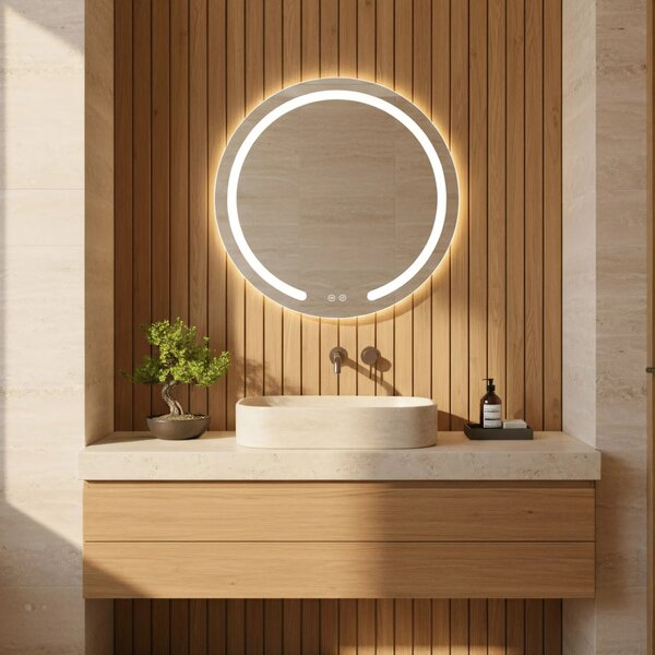 LED Tükör 50cm Modern