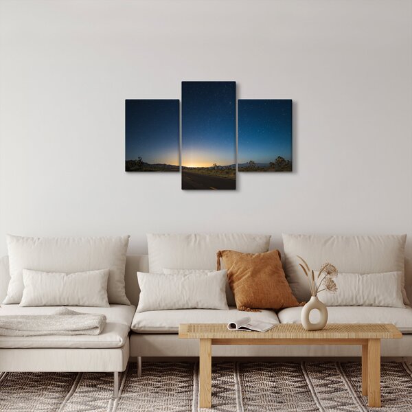 Kép - Éjszaki ég az út felett (90x60 cm)