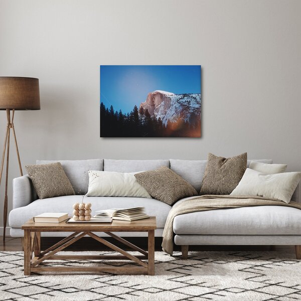 Kép - Éjszakai hegycsúcs (70x50 cm)