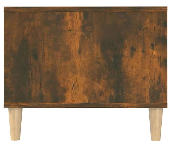 Füstös tölgy színű szerelt fa dohányzóasztal 102 x 50 x 40 cm