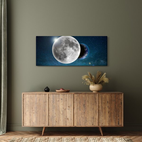 Kép - Föld holdfogyatkozásban (120x50 cm)