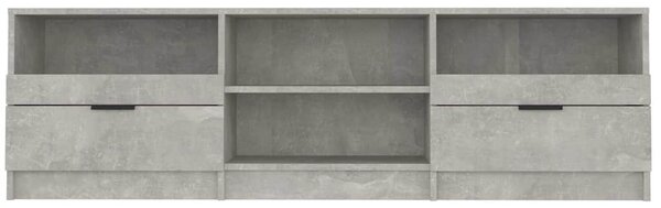 Betonszürke szerelt fa TV-szekrény 69,5x30x50 cm