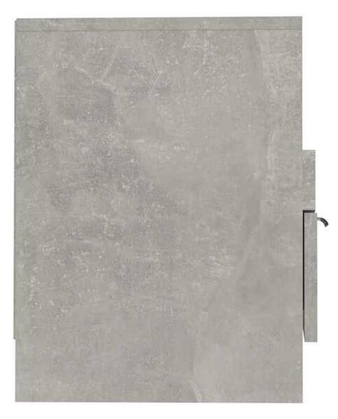 Betonszürke szerelt fa TV-szekrény 69,5x30x50 cm
