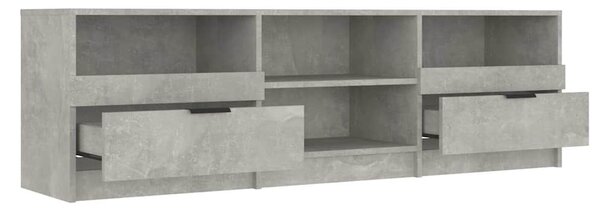 Betonszürke szerelt fa TV-szekrény 69,5x30x50 cm