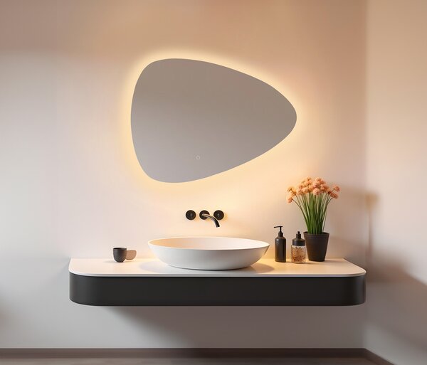 Lustro LED világító fali tükör