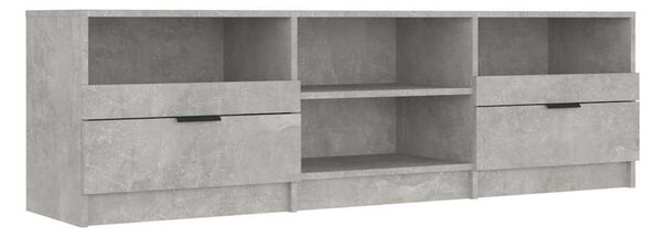 Betonszürke szerelt fa TV-szekrény 69,5x30x50 cm