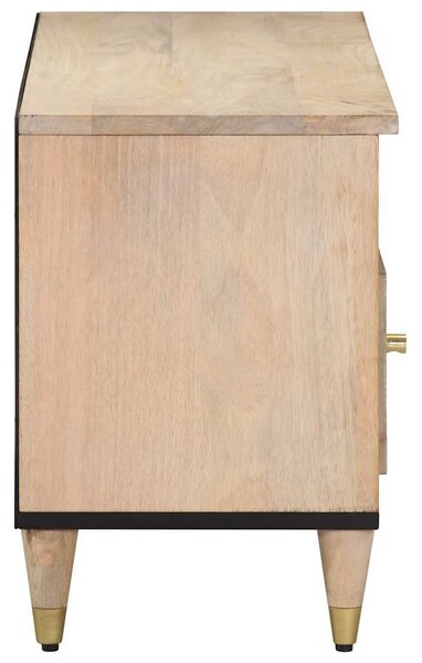 Tömör mangófa TV-szekrény 100 x 33 x 46 cm