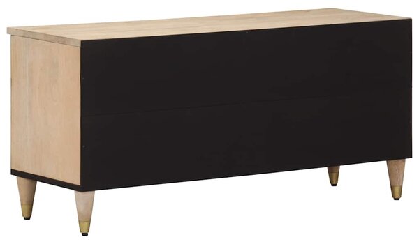 Tömör mangófa TV-szekrény 100 x 33 x 46 cm