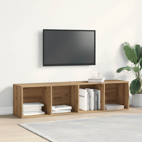 TV szekrény Artisan tölgy 120x34x37 cm Műanyag fa
