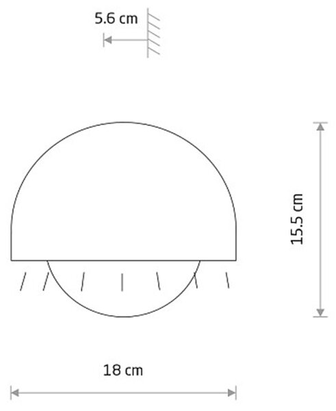 Cabo LED kültéri falra simuló lámpa