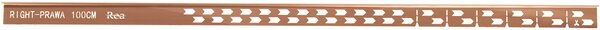 Lejtéskialakító szegély épített zuhanyhoz 100cm Brush Copper