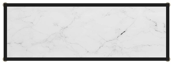 Fehér edzett üveg tálalóasztal 100 x 35 x 75 cm