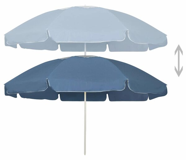 Kék strandnapernyő 240 cm