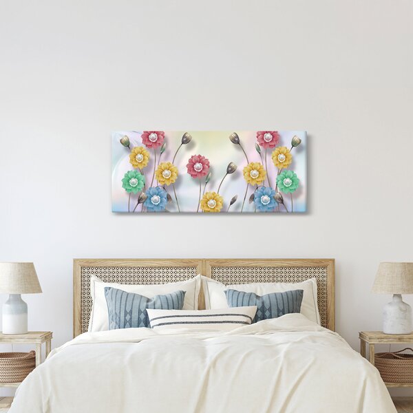 Kép - Színes rét (120x50 cm)