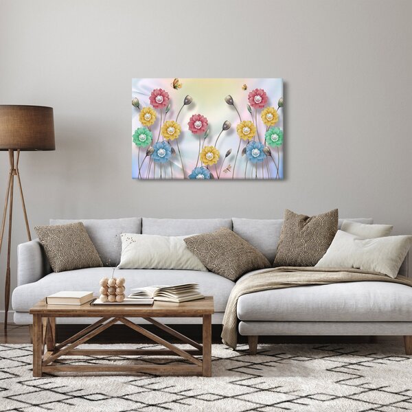 Kép - Színes rét (90x60 cm)