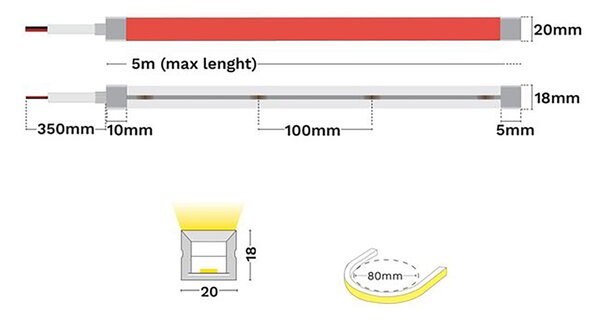 Kema Essential 24V LED szalag