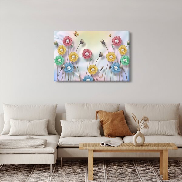 Kép - Színes rét (90x60 cm)