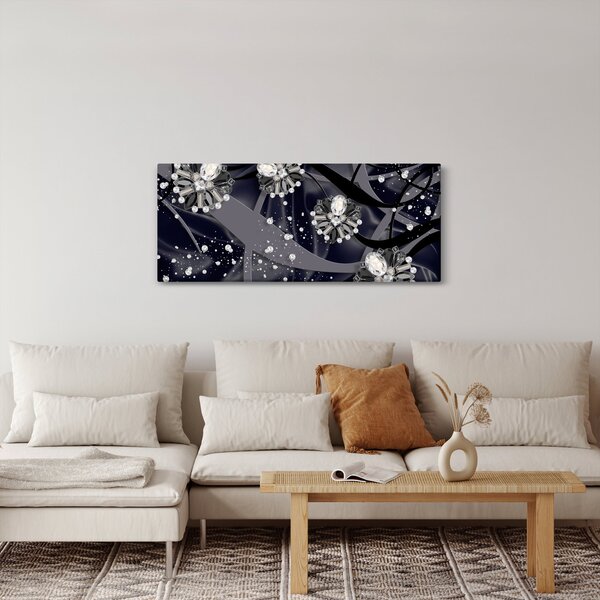 Kép - Gyémántok a térben (120x50 cm)