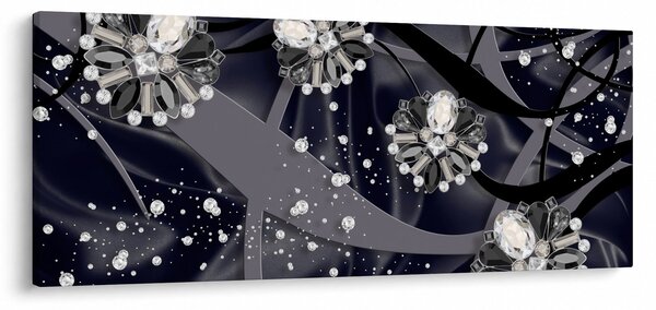 Kép - Gyémántok a térben (120x50 cm)