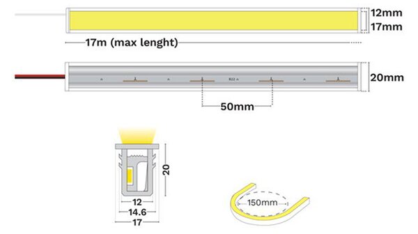 Gomu Pro 24V LED szalag