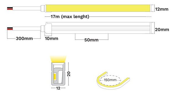 Gomu Pro 24V LED szalag