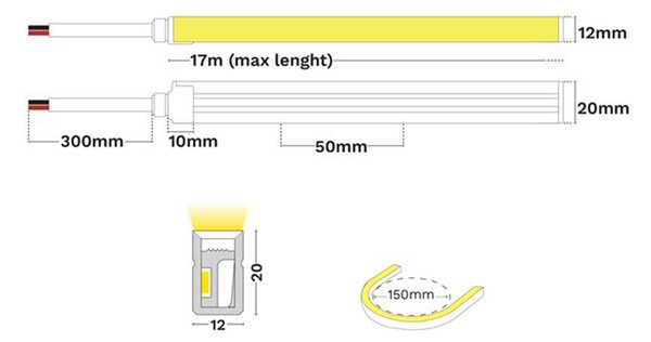Gomu Pro 24V LED szalag