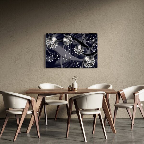 Kép - Gyémántok a térben (90x60 cm)