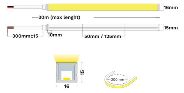 Gomu Pro 24V LED szalag