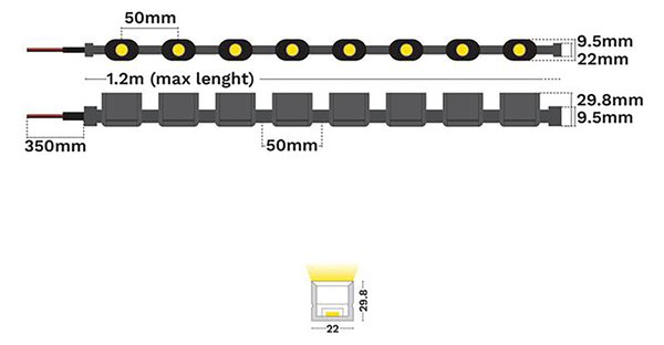 Diamond Pro 24V LED szalag