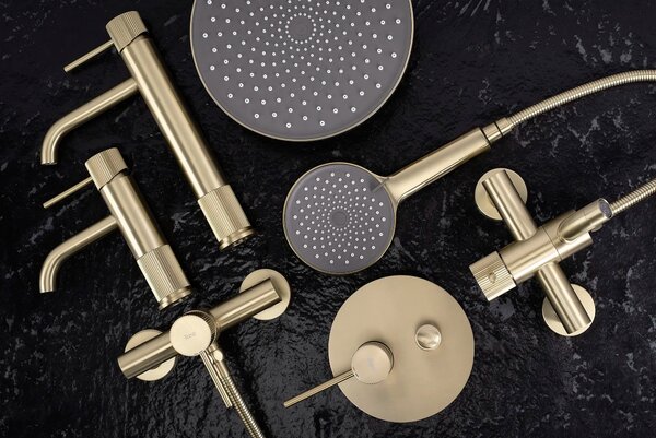 Zuhanycsaptelep Lungo Stripe BRUSH GOLD