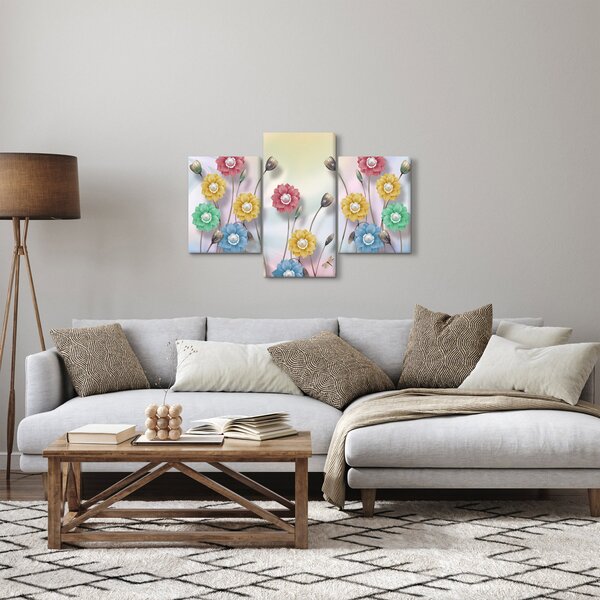 Kép - Színes rét (90x60 cm)