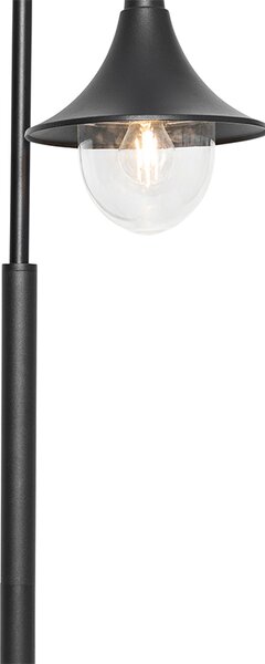 Klasszikus kültéri lámpa fekete 125 cm IP44 - Daphne