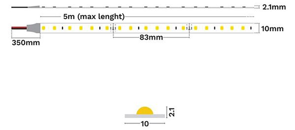 D2W Essential 24V LED szalag