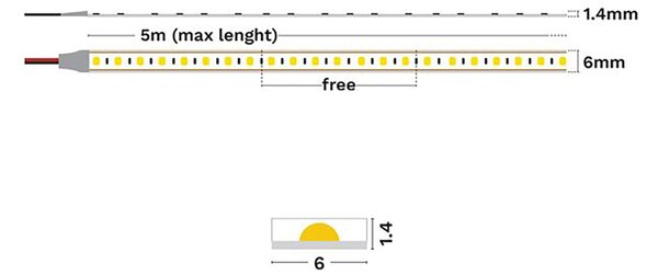 Free HE Pro 24V LED szalag