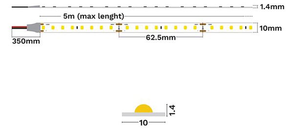 Como HE Pro 24V LED szalag