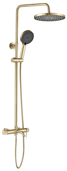 Zuhanyszett Rea Lungo Stripe Brush Gold