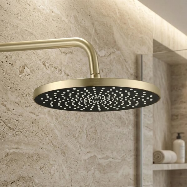 Zuhanyszett Rea Lungo Stripe Brush Gold