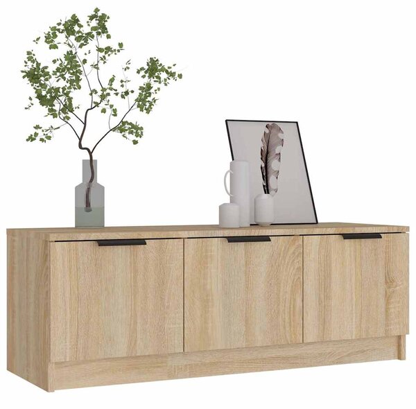 Sonoma tölgy színű szerelt fa TV-szekrény 102 x 35 x 36,5 cm