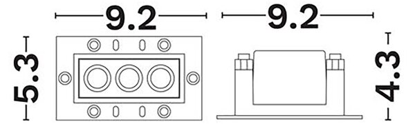 Canon LED álmennyezetbe süllyeszthető spotlámpa