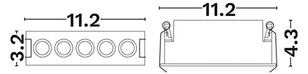 Canon LED álmennyezetbe süllyeszthető spotlámpa