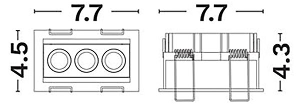 Canon LED álmennyezetbe süllyeszthető spotlámpa
