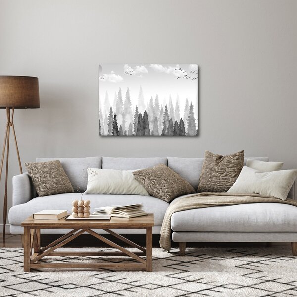 Kép - Erdei csúcsok (70x50 cm)
