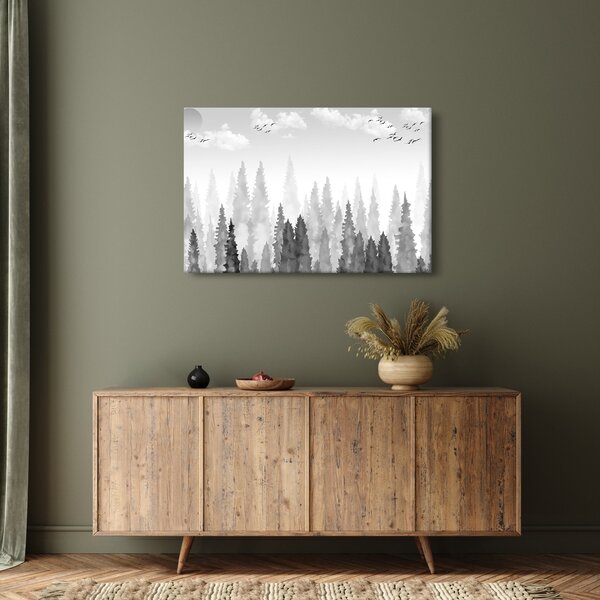 Kép - Erdei csúcsok (90x60 cm)